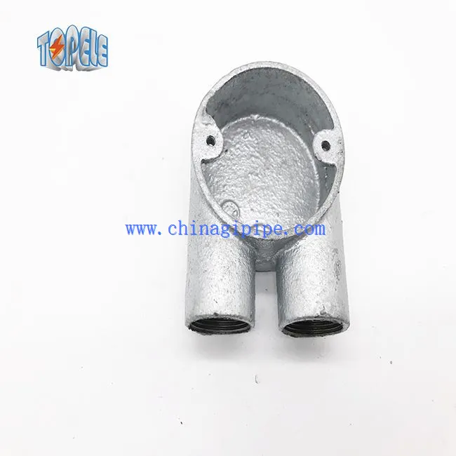 Zweig Zwei Wege (U)-Malleable Eisen