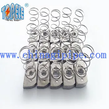 Lange Federgeschwindigkeit Mutter Kanalfedermuttern