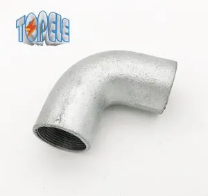 BS Conduit Galvanized 90 Grad Solid Elbow