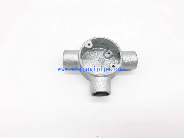 Drei-Wege-Kreuzung-Box -formbares Eisen